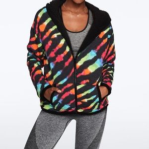 Victoria Secret Pink Reversible Full-Zip Hoodie